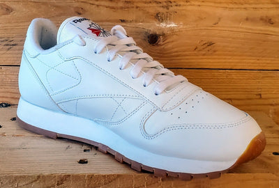 Reebok Classic Low Leather Trainers UK8/US9/EU42 49799 White/Gum