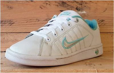 Nike Court Tradition Low Leather Trainers UK5.5/US6Y/E38.5 316751-100 White/Blue