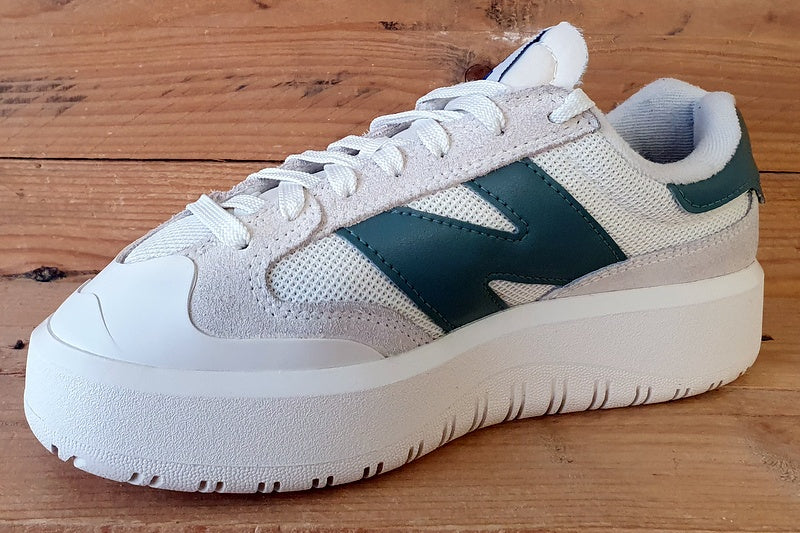 New Balance 302 Low Textile/Suede Trainers UK4.5/US5/EU37.5 CT302RO White/Green