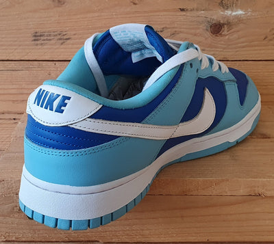 Nike Dunk Retro Low Leather Trainers UK11/US12/EU46 DM0121-400 Argon Blue/White