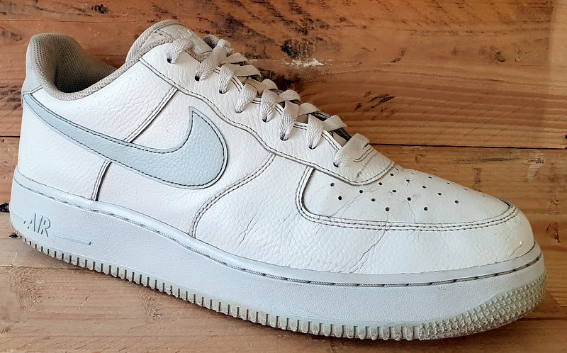 Plain white nike air force ones best sale