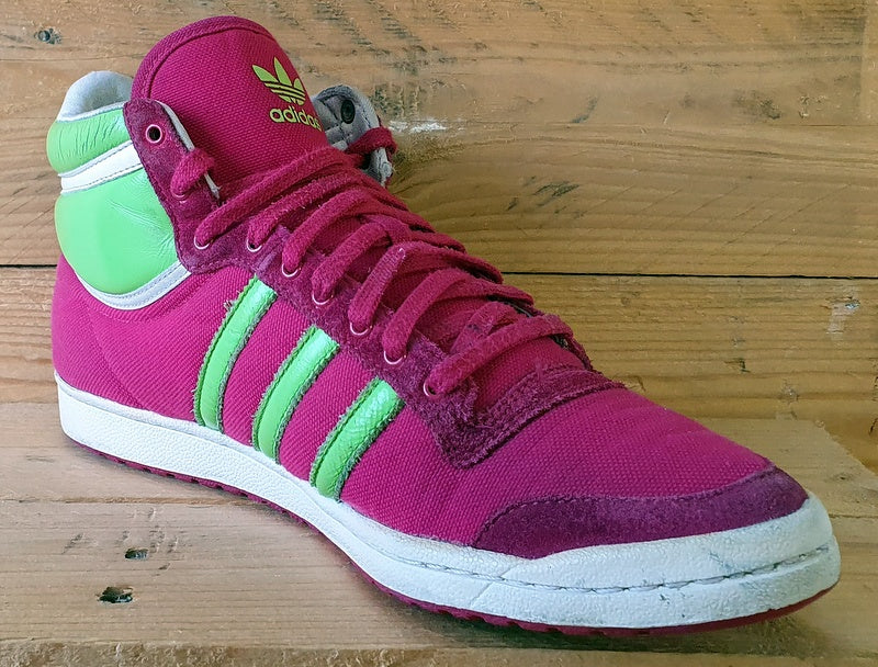 Adidas Originals Sleek Series Mid Trainers UK7/US8.5/EU40.5 G19594 Pink/Green