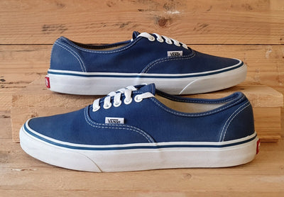 Vans Authentic Off The Wall Low Canvas Trainers UK8/US9/EU42 TCHO Blue/White