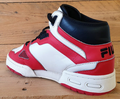 Fila Terratach Mid Leather Trainers UK5/US7.5/EU38.5 5BM01831-114 Red/White