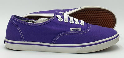 Vans Off The Wall Low Canvas Trainers T375  Purple/White UK4.5/US7/EU37