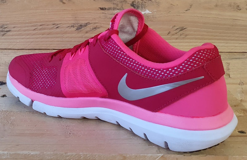 Nike Flex 2014 Running Trainers UK7.5/US10/EU42 642767-616 Hyper Pink/White