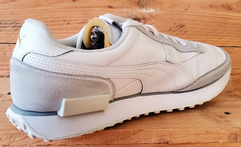 Puma Future Rider Low Leather Trainers UK10.5/US11.5/EU45 383923-01 White