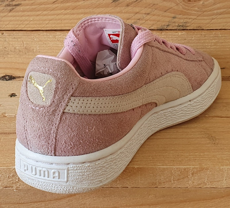 Puma Suede Classic Low Trainers UK4/US6.5/EU37 355686 01 Pale Pink/White