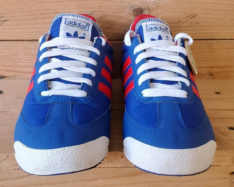 Adidas Originals Dragon Low Textile Trainers UK4/US4.5/EU36.5 G20816 Blue/Red