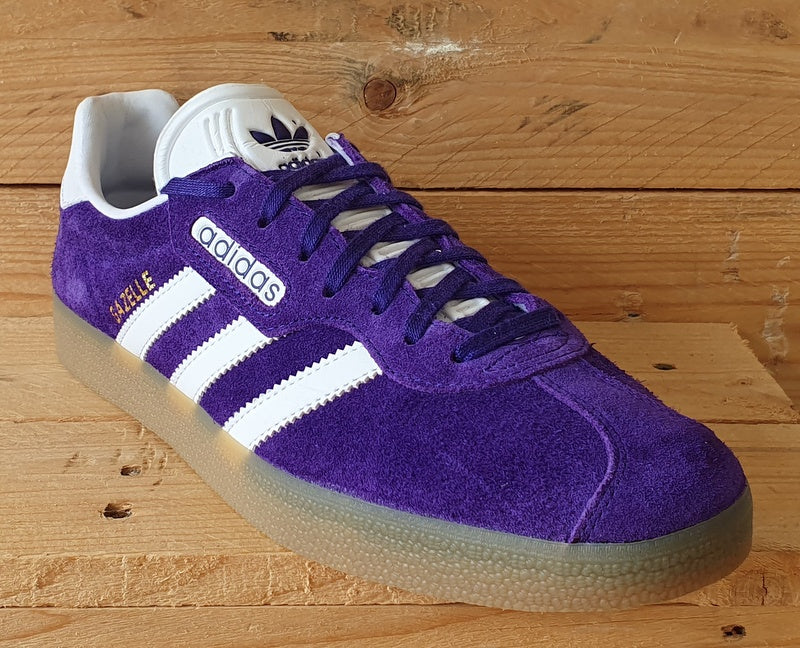 Adidas Gazelle Super Low Suede Trainers UK8/US8.5/EU42 BY9780 Energy Ink Purple