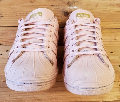Adidas Superstar Low Leather Trainers UK8/US9.5/EU42 CP9722 Vapor Pink