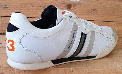 Adidas Y-3 Yohji Yamamoto Low Leather Trainers UK8.5/US9/EU42.5 U4299 White