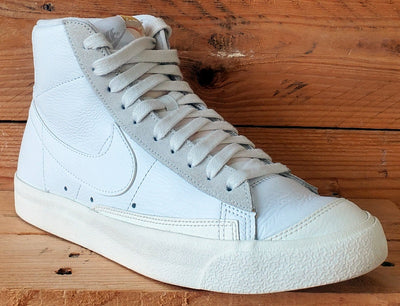 Nike Blazer 77 Mid Leather Trainers UK6/US7/EU40 CW7583-100 Sail/Platinum Tint