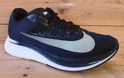 Nike Zoom Fly Low Textile Trainers UK5/US7.5/EU38.5 897821-001 Black/White