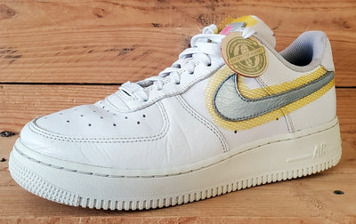 Nike Air Force 1 LX Leather Trainers UK5.5/US8/EU39 CZ8104-100 White/Uni Gold