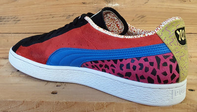 Puma Suede Yo! Low Trainers UK10/US11/EU44.5 383429-01 Red/Black/Blue/Pink