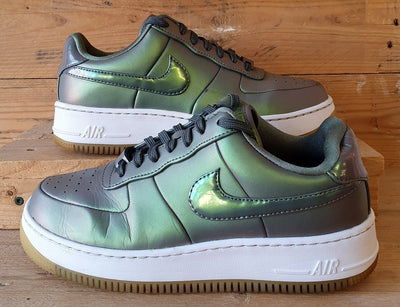 Nike Air Force 1 Upstep Low Trainers UK6/US8.5/EU40 AA3964-001 Shine Green