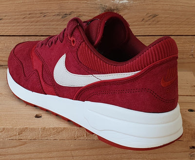 Nike Air Odyssey Low Suede Trainers UK8/US9/EU42.5 684773-601 Team Red/White