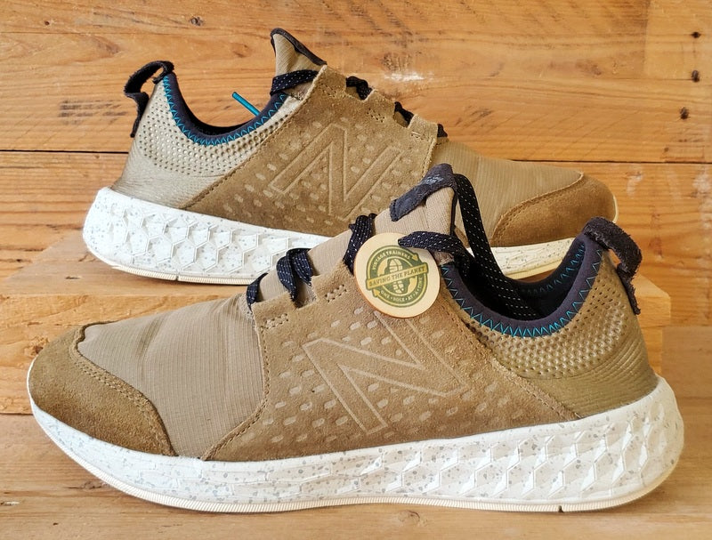 New Balance Fresh Foam Low Textile/Suede Trainers UK10/US10.5/E44.5 MCRUZN Brown