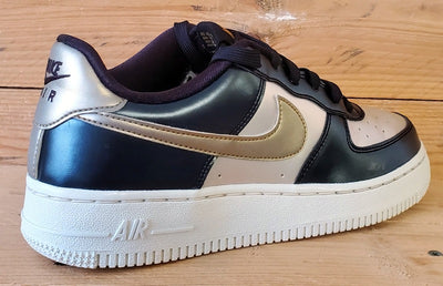 Nike Air Force 1 Metallic Trainers UK4.5/US5Y/EU37.5 849345-003 Cool Grey/Black