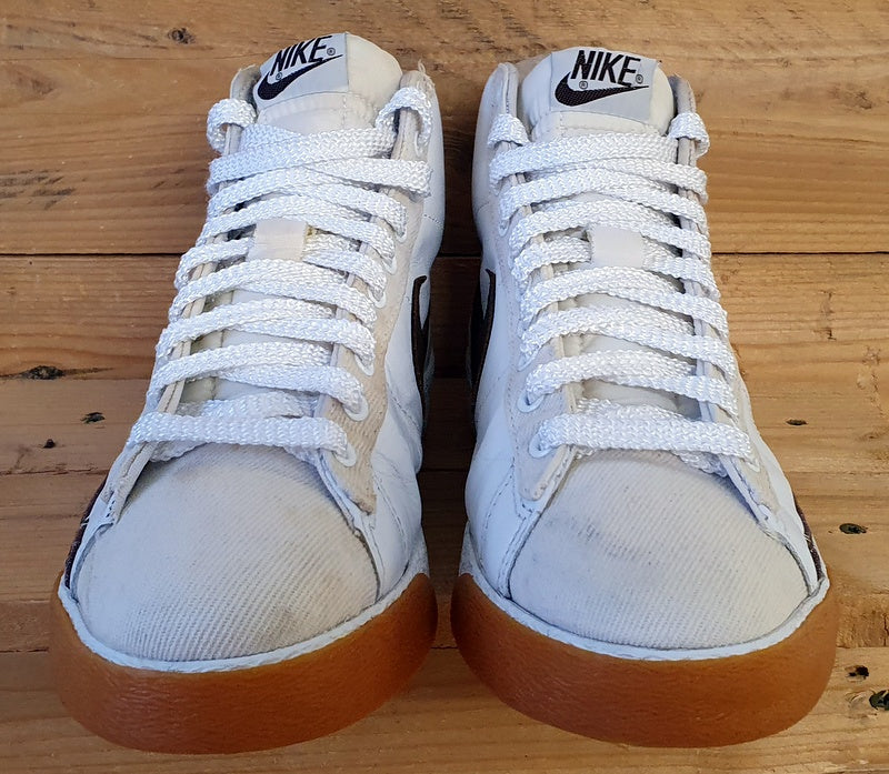 Nike Blazer Mid 73 Leather/Textile Trainers UK7/US8/EU41 310016-121 White/Brown