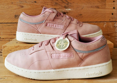 Reebok Club Workout Low Suede Trainers UK10/US11/EU44.5 BS9850 Chalk Pink