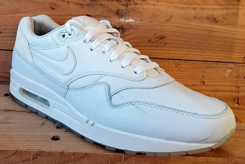 Nike Air Max 1 Low Leather Trainers UK9/US10/EU44 859554-100 Pinnacle Sail