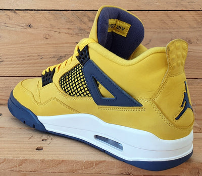 Nike Air Jordan 4 Retro Lightning Trainers UK8/US9/E42.5 CT8527-700 Yellow/Black