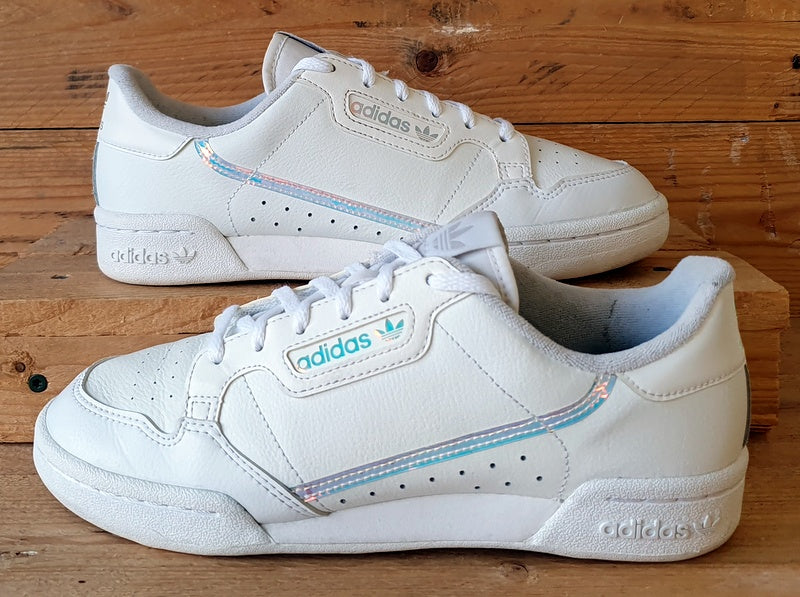 Adidas Originals Continental 80s Leather Trainers UK5.5/US6/EU38.5 EE6471 White