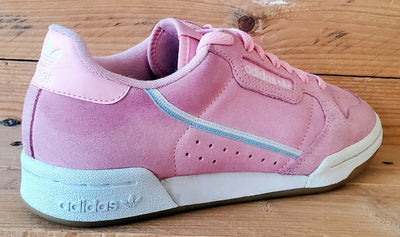 Adidas Continental 80 Low Suede Trainers UK4/US5.5/EU36.5 G27720 Pink/White/Gum