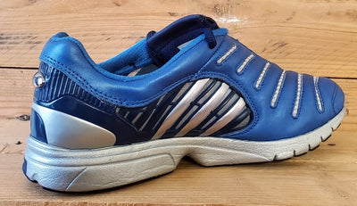 Adidas Climacool Low Leather Trainers UK7.5/US8/EU41.5 553686 Blue/Silver