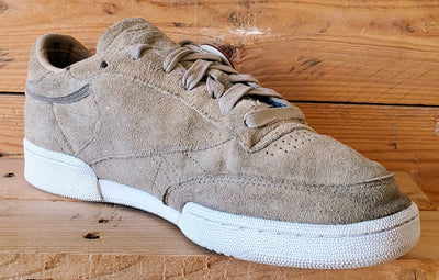 Reebok Club C 85 Low Suede Trainers UK10/US11/EU44.5 BD1897 Oatmeal Driftwood