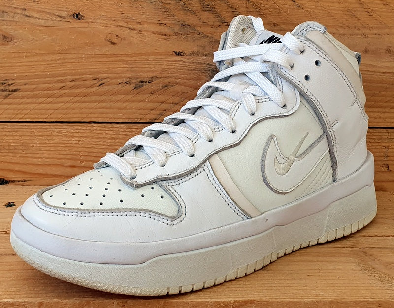 Nike Dunk Rebel High Leather Trainers DH3718-100 Triple White UK5/US7.5/EU38.5