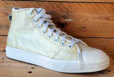Adidas Nizza Mid Synthetic Trainers UK10.5/US11/EU45 FX2418 White