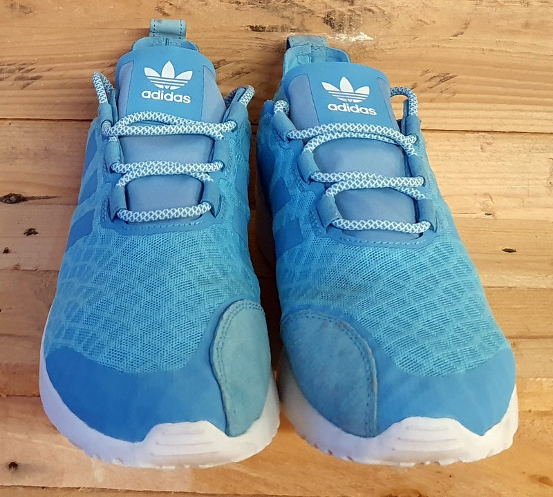 Adidas ZX Flux Adv Verve Textile Trainers S75363 Baby Blue UK8 US9.5 EU42 VintageTrainers