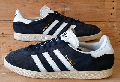 Adidas Originals Gazelle Low Suede Trainers UK12/US12.5/EU47 BB5478 Navy/White