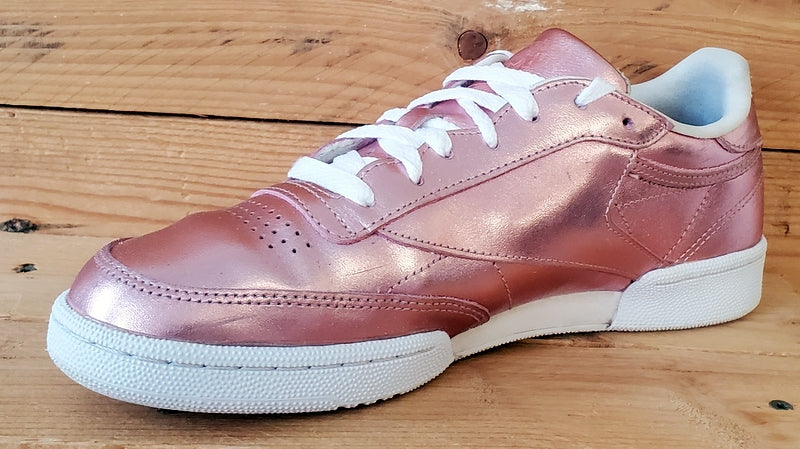 Reebok Club C 85 Low Leather Trainers UK6/US8.5/EU39 CN0512 Pink Shine/White
