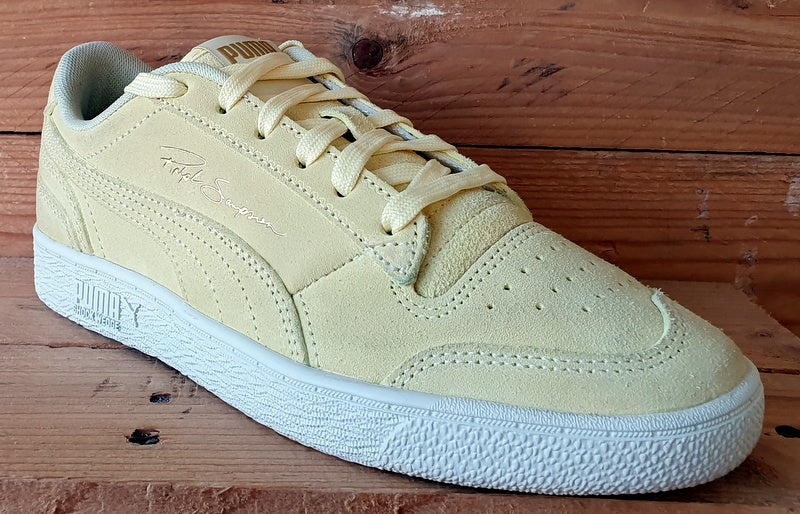 Puma Ralph Sampson Low Suede Trainers UK5/US6/EU38 380231-01 Yellow/White