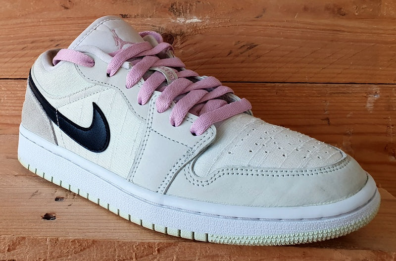 Nike Jordan 1 Low SE Trainers UK5.5/US8/EU39 CZ0776-300 Barely Green Pink