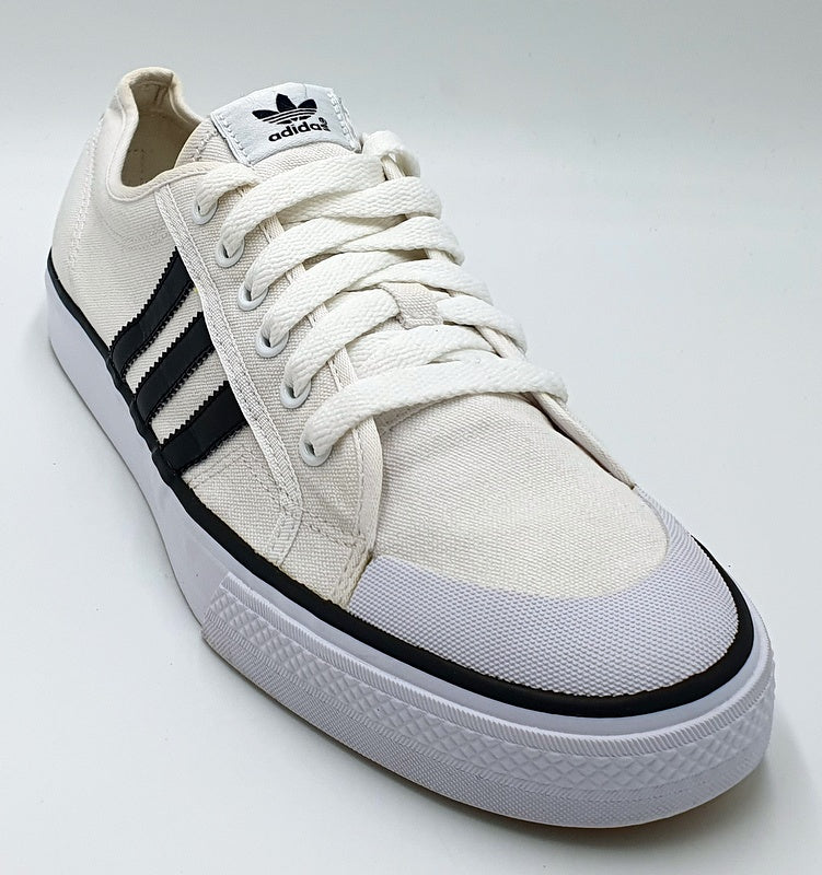 Adidas Original Nizza Low Trainers G12012 White/Black/Gumsole UK11/US11.5/EU46