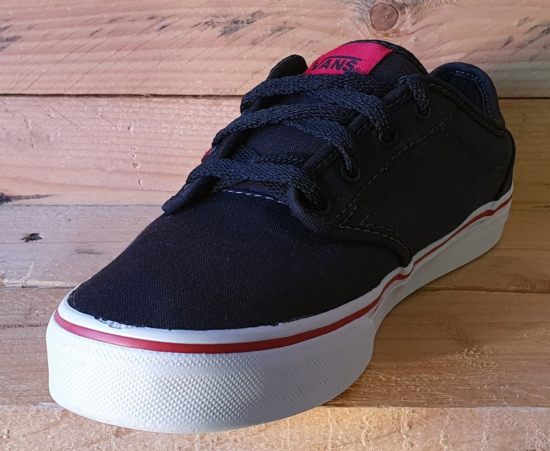 Vans Off the Wall Classic Canvas Trainers UK4.5/US5.5/EU37 721356 Black/Red