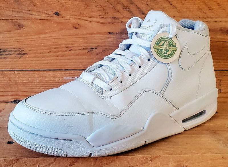 Nike Air Flight Legacy Leather Trainers UK10/US11/EU45 BQ4212-101 Triple White