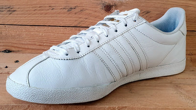 Adidas Gazelle Low Leather Trainers UK10/US10.5/EU44.5 B25214 White/Gold