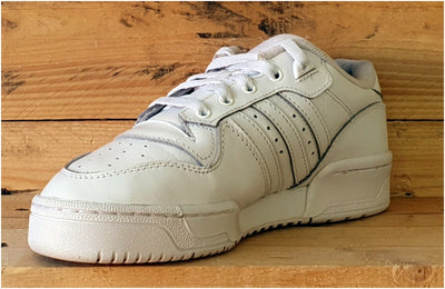 Adidas Originals Rivalry Low Leather Trainers UK5/US5.5/EU38 EF8729 Triple White