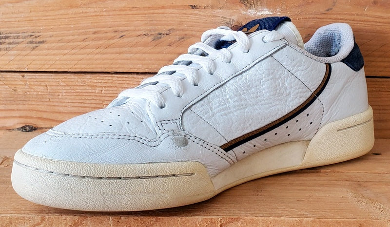 Adidas Continental 80 Low Leather Trainers UK8/US8.5/EU42 FV8280 White