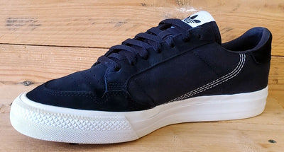 Adidas Continental Vulc Low Suede/Canvas Trainers UK8.5/US9/EU42.5 EF3524 Black