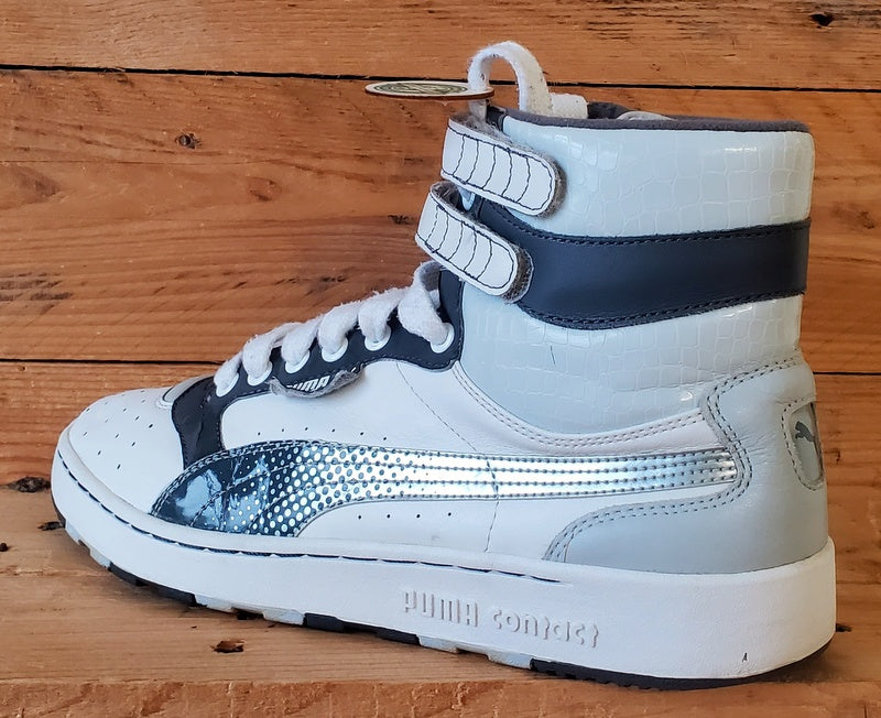 Puma Sky II Mid Leather Trainers UK9/US10/EU43 348441-05 White/Grey