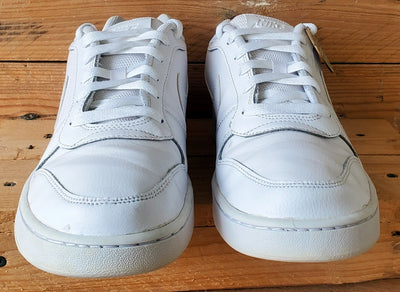 Nike Ebernon Low Leather Trainers UK8.5/US9.5/EU43 AQ1775-100 Triple White
