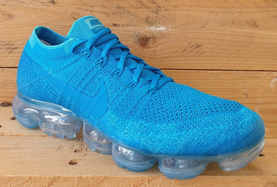 Nike Air VaporMax Flyknit Low Trainers UK10/US11/EU45 849558-402 Blue Orbit