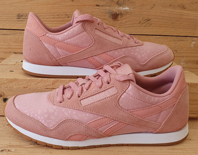 Reebok Classic Low Textile/Suede Trainers UK5/US7.5/EU38 BS9447 Pink/White/Gum